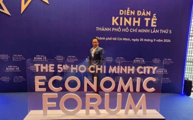 Giám đốc công ty Tiến Thành Water tham dự diễn đàn kinh tế