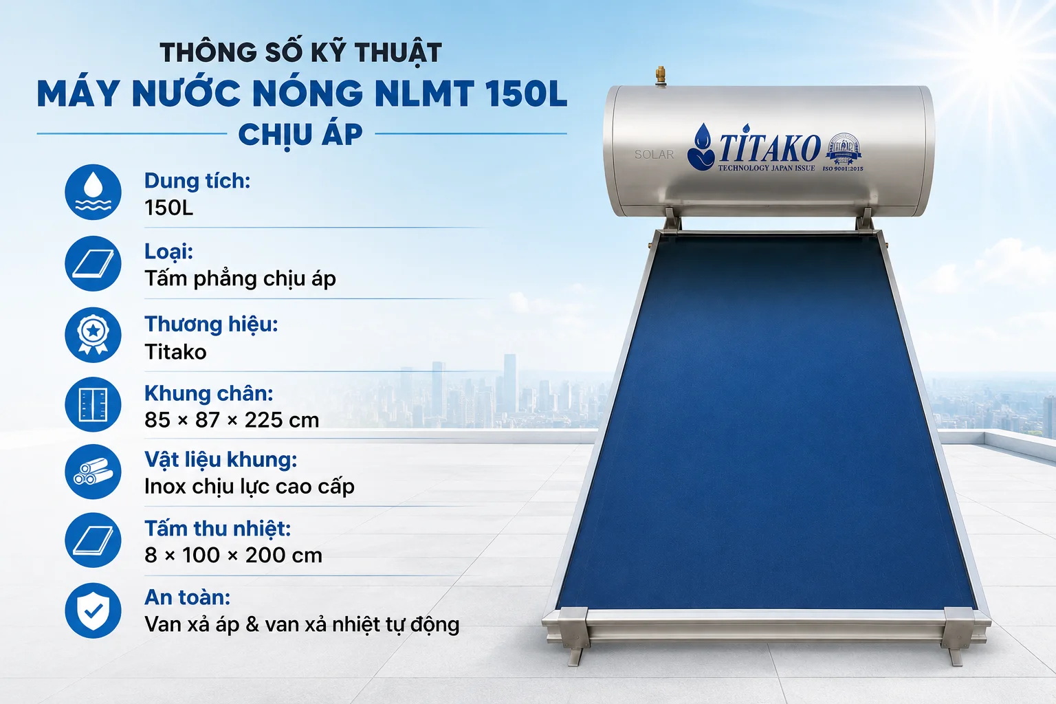 Thông số kỹ thuật của máy
