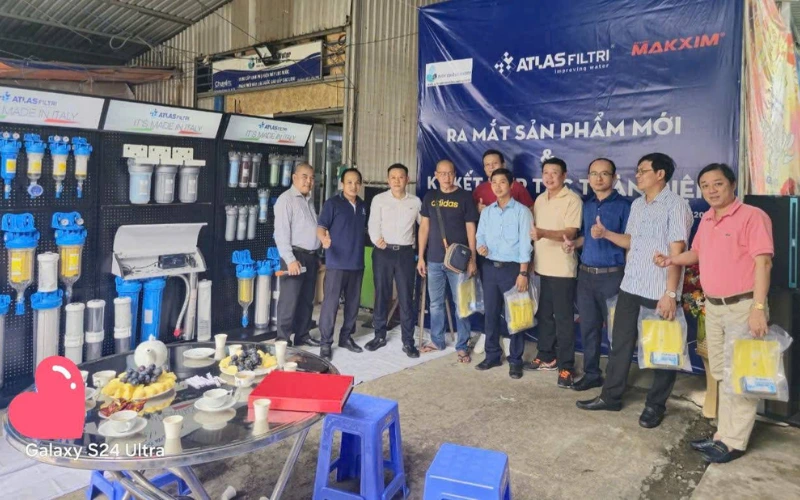 Cải Thiện Nguồn Nước Cùng Tiến Thành Water và Atlas Filtri