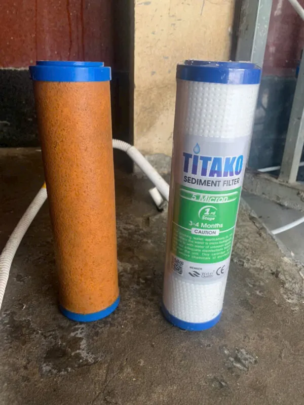Lõi lọc thô bẩn và mới