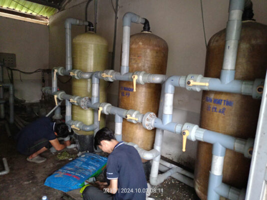 Dịch vụ thay vật liệu lọc nước giá rẻ