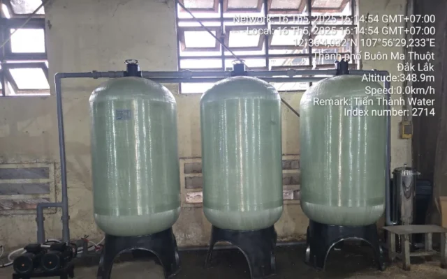 Bàn giao hệ thống lọc nước công suất lơn tại Buôn Mê Thuột Đắk Lắk