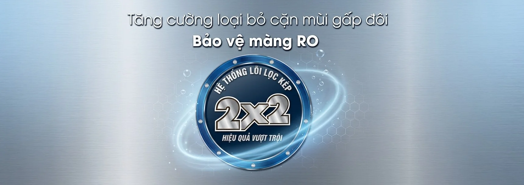 Tăng cường loại bỏ cặn mùi gấp đôi