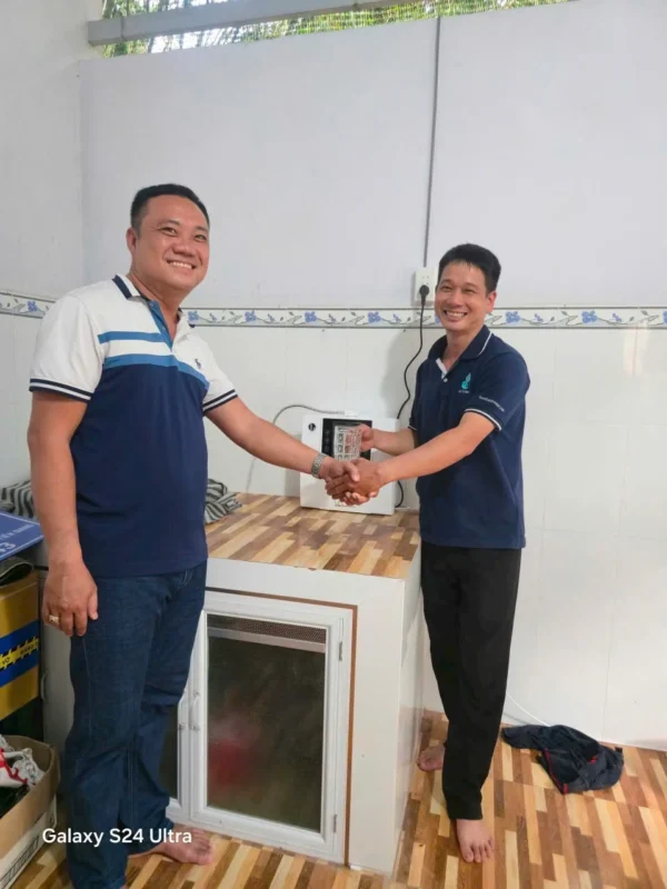 Bàn giao máy lọc nước Ion kiềm tại Tiền Giang 