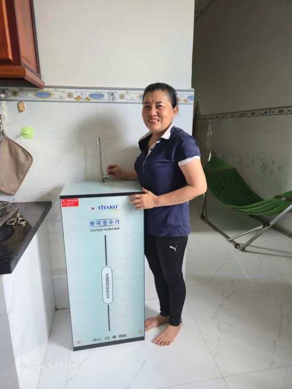 Bàn giao máy Titako 3016 cho chị Nguyệt Tỉnh Bến Tre