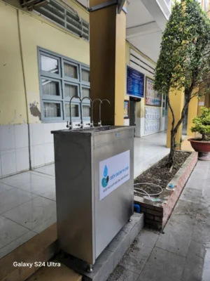Hệ thống lọc nước RO 500L tại trường Thiên Hộ Dương