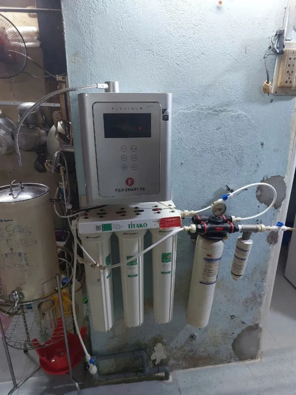 Lắp đặt máy Fuji Smart P8 tại nhà anh Lên 