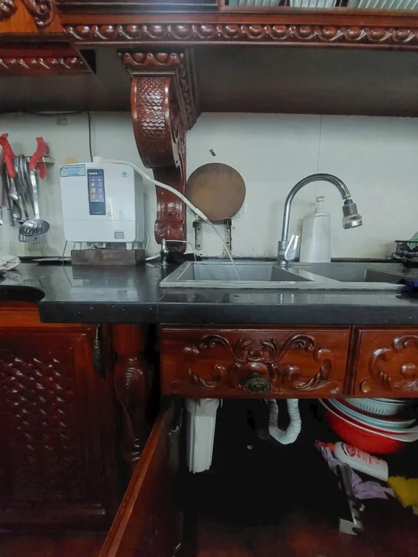 Lắp đặt máy Kangen K8 tại nhà anh Bảo 