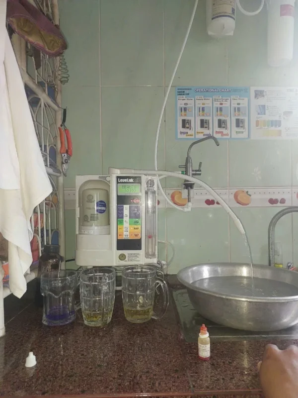 Lắp đặt máy Kangen K8 tại nhà anh Thắng 