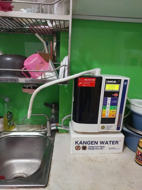 Lắp đặt máy Kangen Leveluk SD501 tại nhà chị Diễm 