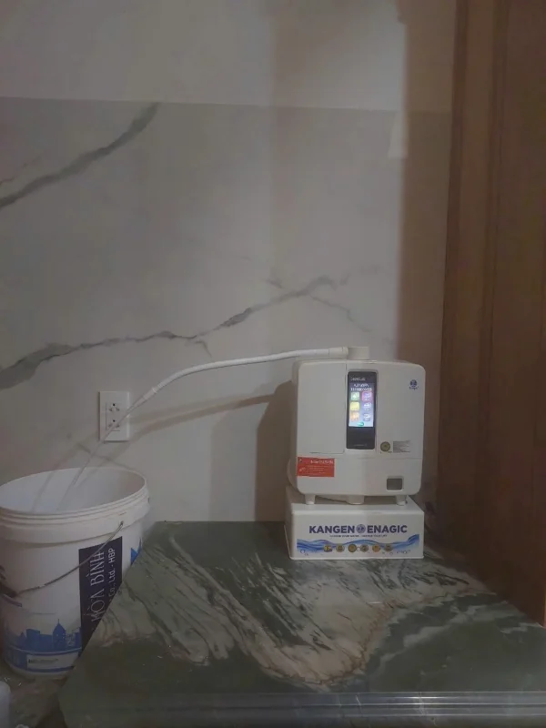 Lắp đặt máy Kangen K8 tại nhà cô Hường 