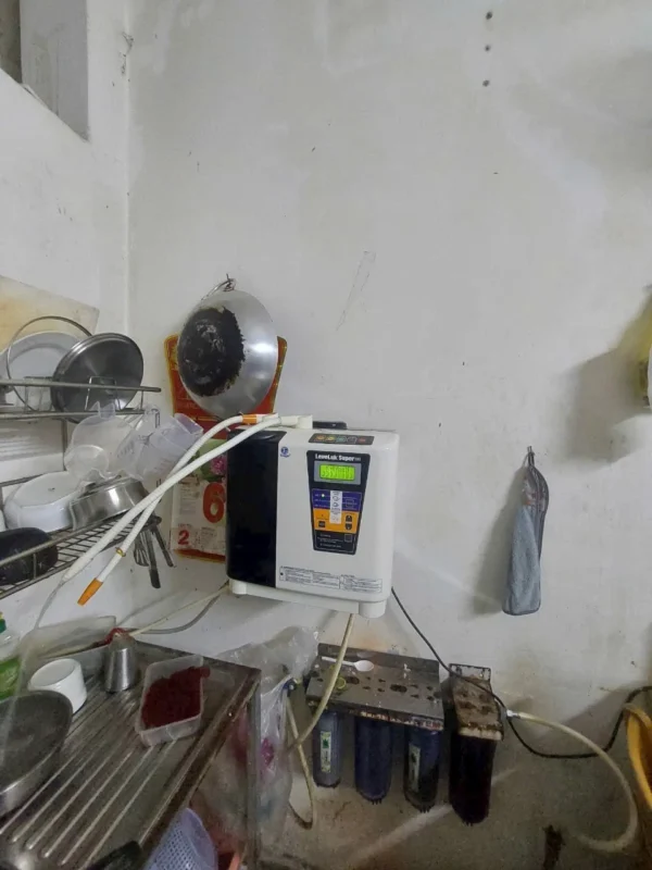 Lắp đặt máy Kangen Leveluk SD501 tại nhà anh Nam 