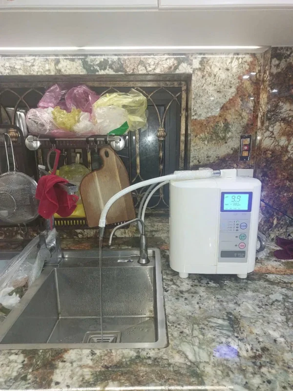 Lắp đặt máy lọc nước ion kiềm Impart tại nhà anh Tài 