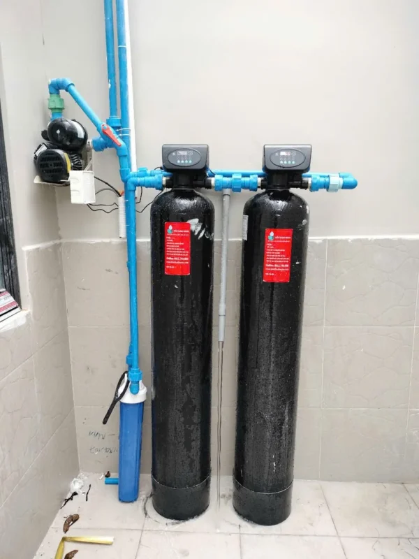 Lắp đặt hệ thống lọc tổng Titako CM02A tại nhà anh Minh