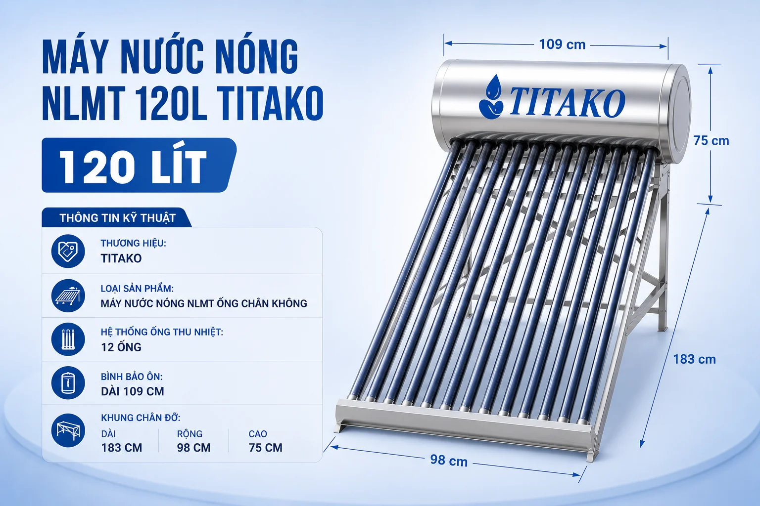 Thông số chính của máy
