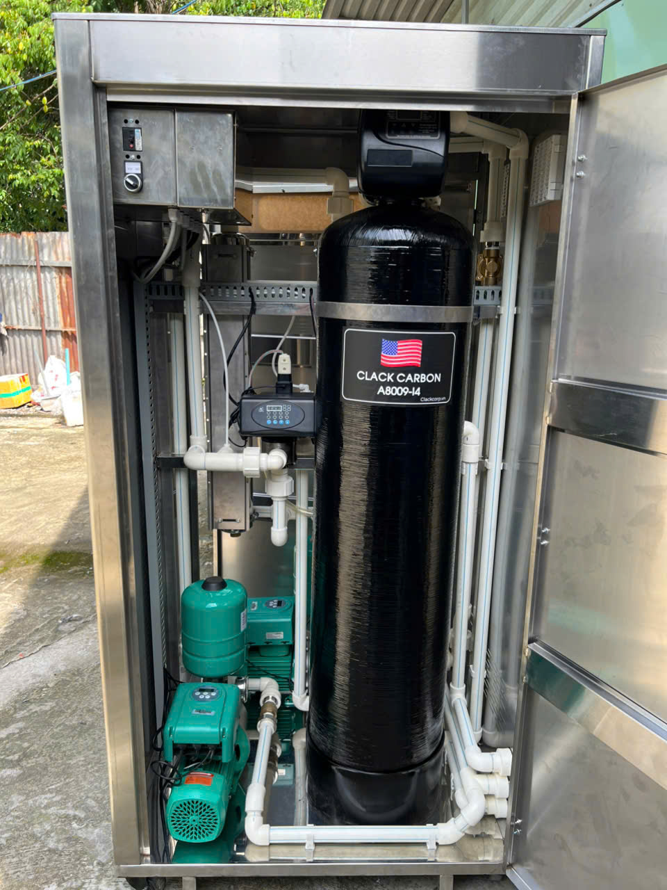 Cột vật liệu Clack Carbon nhập khẩu Mỹ