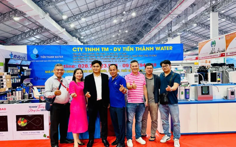 Điểm nổi bật tại gian hàng Tiến Thành Water
