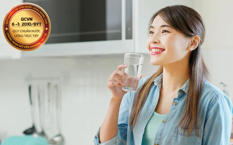 Nước sau khi lọc phải đảm bảo đạt chuẩn kiểm nghiệm của Bộ Y Tế