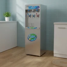 Phối cảnh máy lọc nước Titako 3 chế độ tại bếp ăn