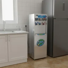 Phối cảnh máy lọc nước Titako 3 vòi lắp đặt tại nhà khách hàng