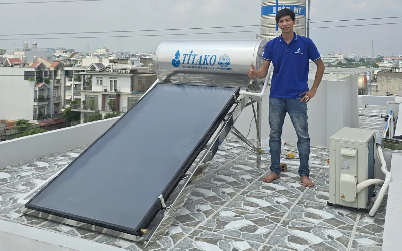 Có nên dùng máy nước nóng năng lượng mặt trời