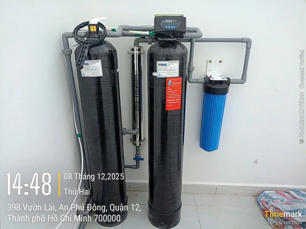 Lắp đặt bộ lọc nước đầu nguồn