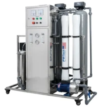 Mặt nghiêng bên trái hệ thống lọc nước RO 500L/H