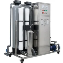 Mặt nghiêng bên phải của hệ thống lọc nước RO 500L/H