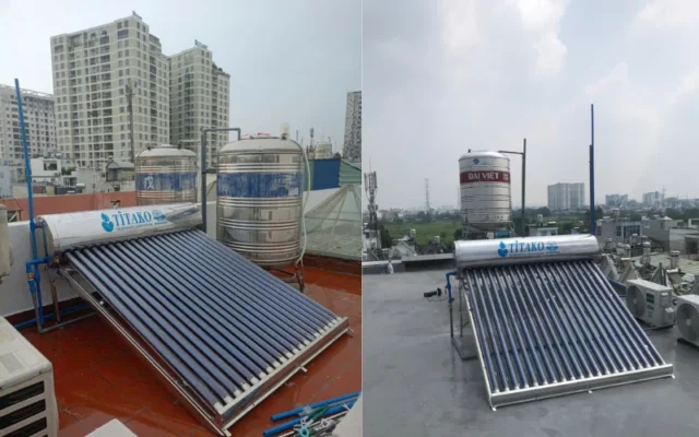 Máy nước nóng năng lượng mặt trời tại Tây Ninh