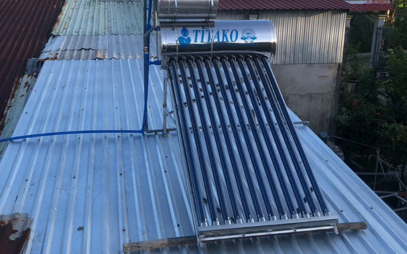 Nhược điểm của máy nước nóng năng lượng mặt trời