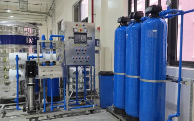 Bàn giao hệ thống lọc nước RO 2000l/h