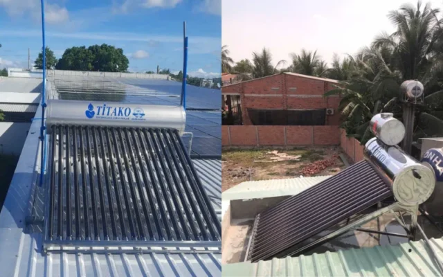 Bảng giá máy nước nóng năng lượng mặt trời tại Vũng Tàu