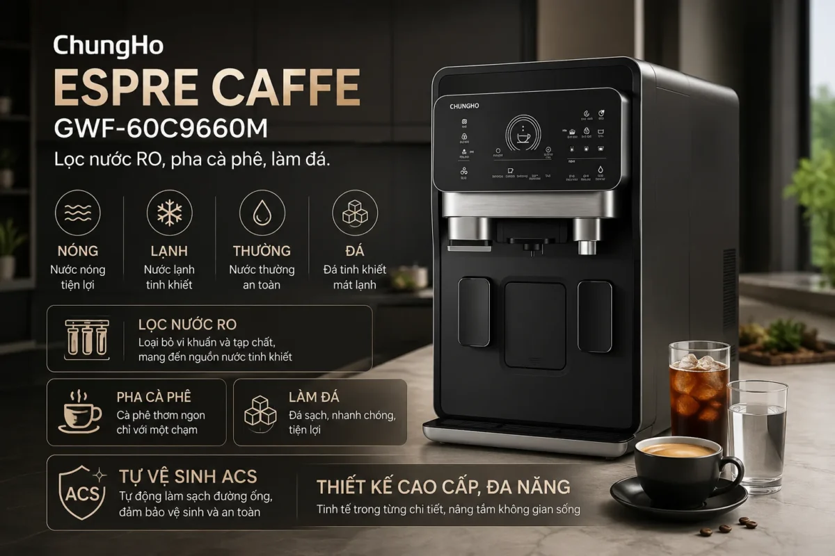 Máy lọc nước Chungho Espre Caffe GWF 60C9660