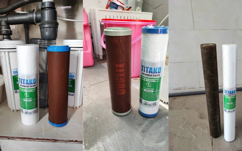 Không thay lõi lọc nước đúng hạn