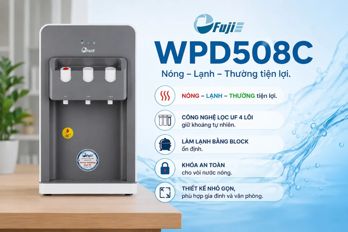 Máy lọc nước nóng lạnh Fujie WPD508C