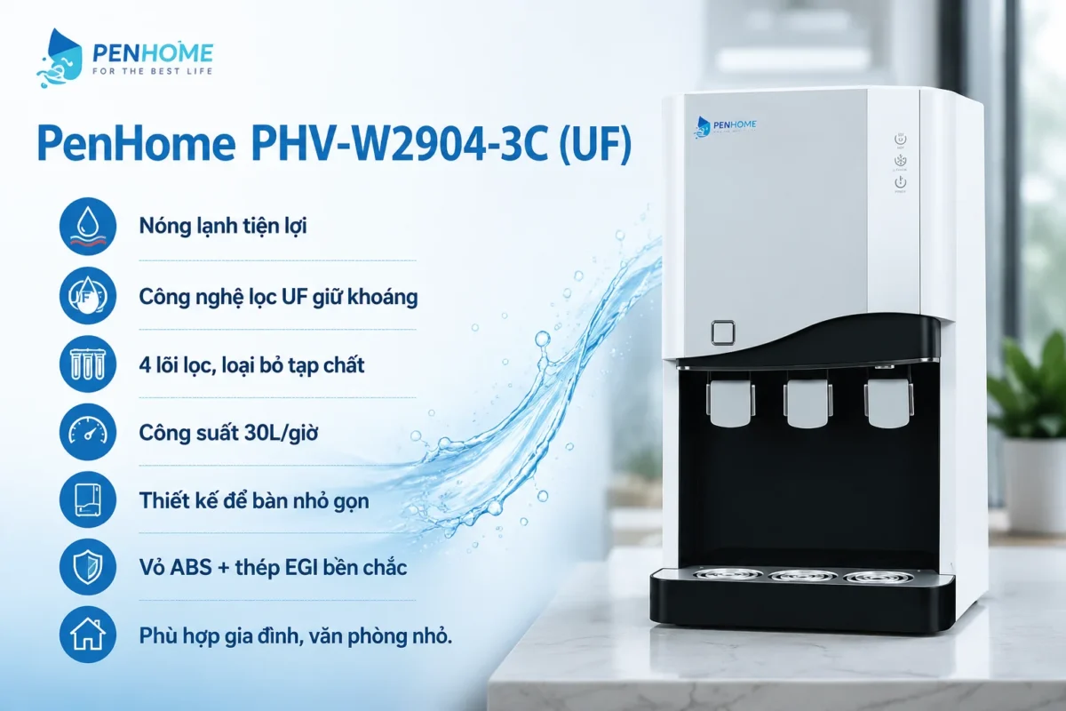 Máy lọc nước Penhome PHV W2904 3C