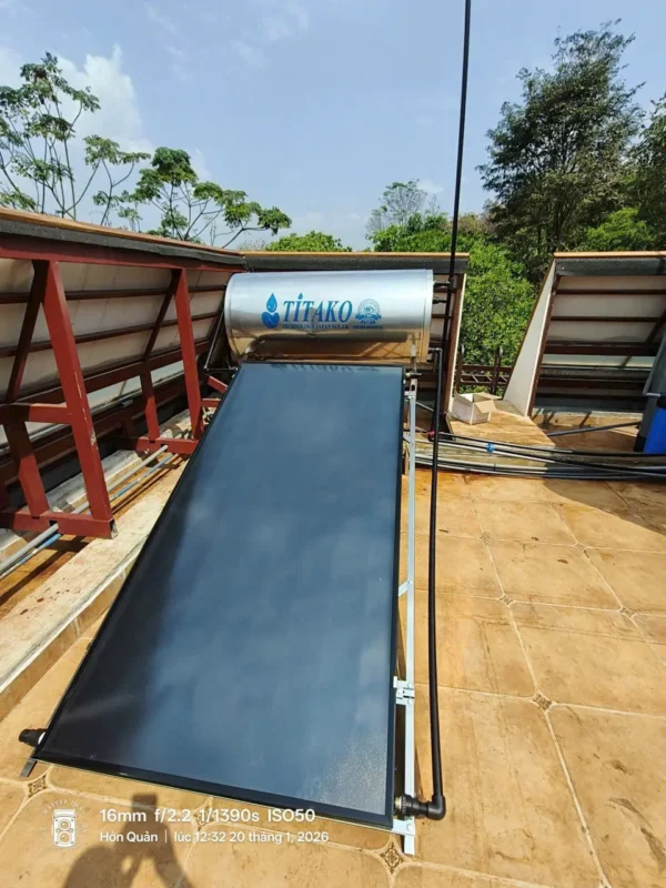 Các dòng máy nước nóng năng lượng mặt trời tại Hậu Giang