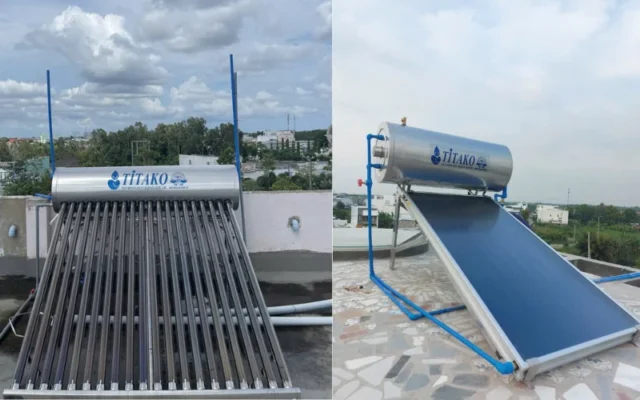 Máy nước nóng năng lượng mặt trời cho nhà phố