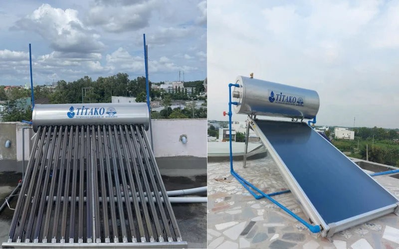 Máy nước nóng năng lượng mặt trời cho nhà phố