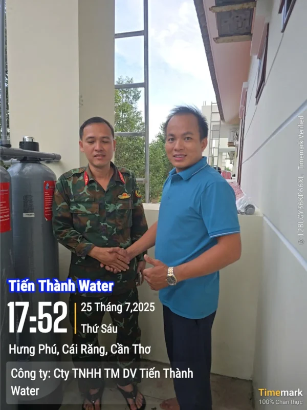 Bàn giao bộ lọc nước sinh hoạt Titako CM02 tại Cái Răng, Cần Thơ