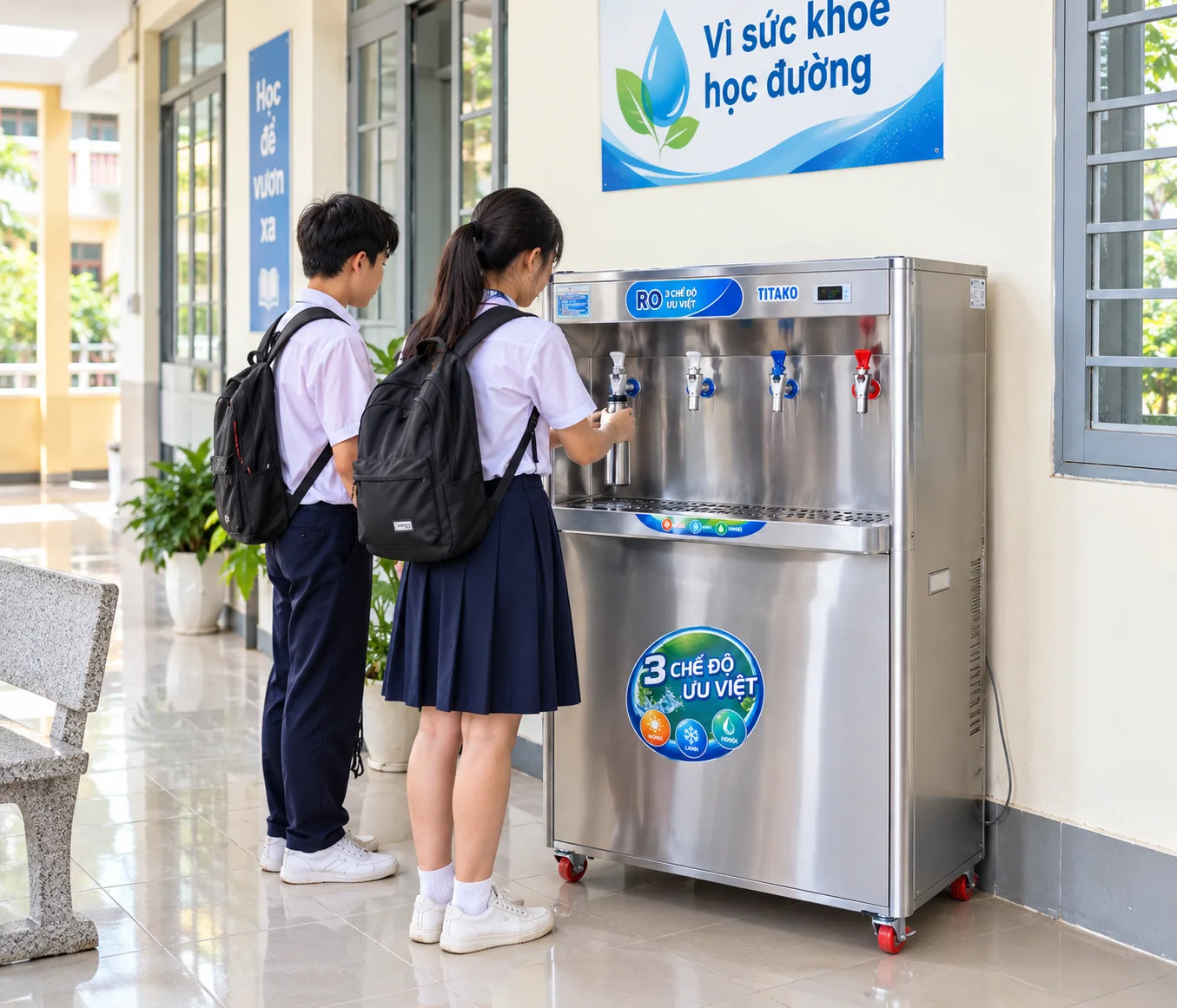 Máy lọc nước Titako 3 chế độ