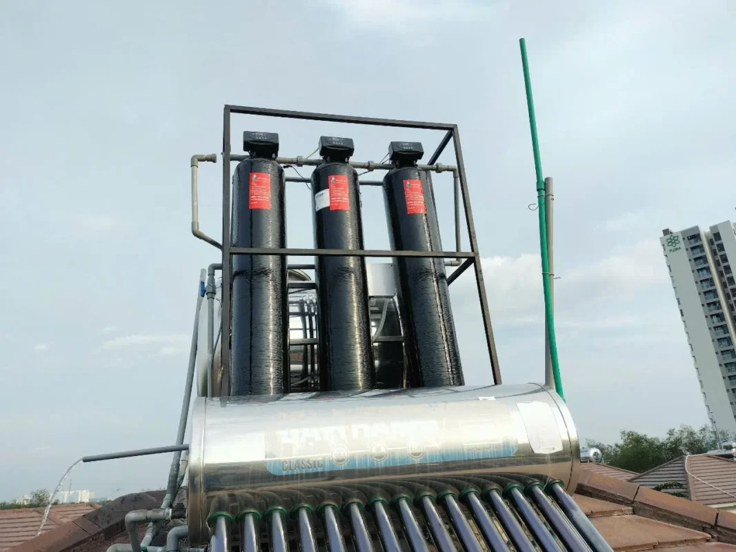 Bộ lọc nước giếng khoan 3 cột van tự động