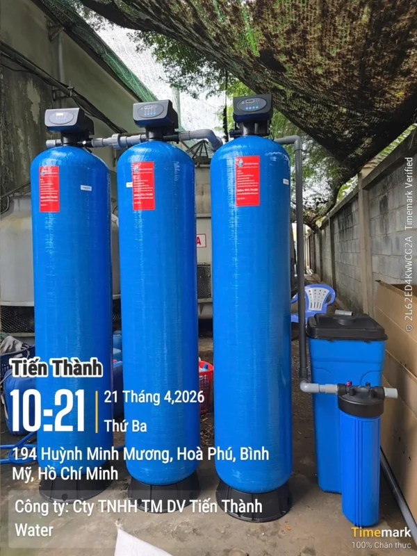Hoàn thành bàn giao hệ thống lọc nước cho cơ sở sản xuất