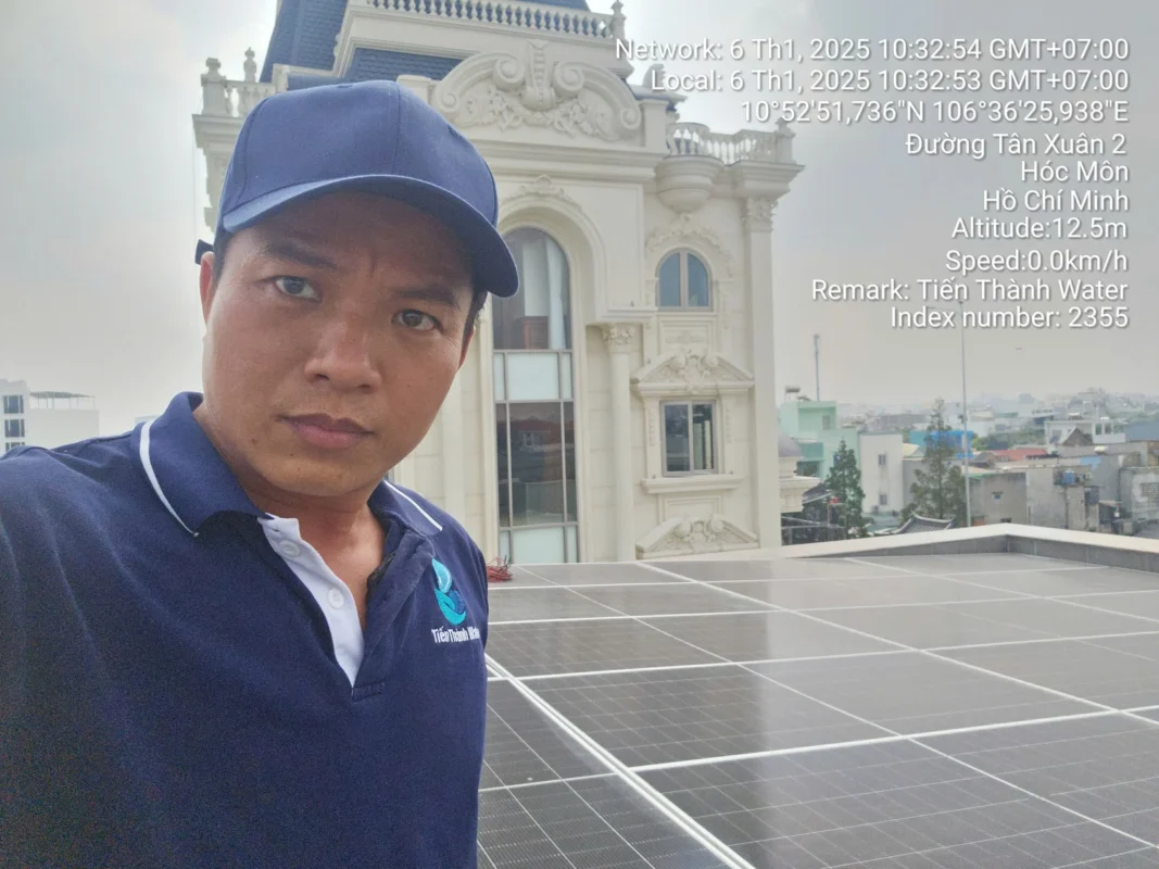 Bàn giao hệ thống điện năng lượng mặt trời tại Hốc Môn