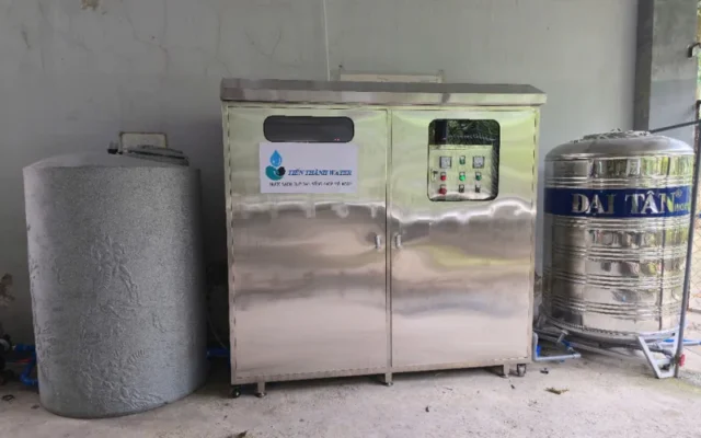 Bàn giao hệ thống lọc nước RO 1000L/H tại Long An