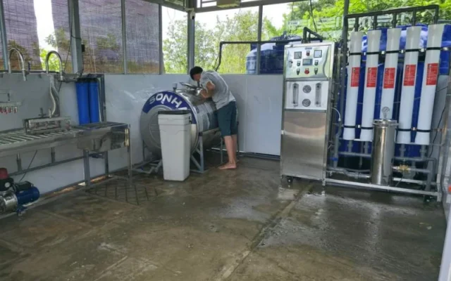 Bàn giao hệ thống lọc nước RO công suất 1.25m3/h