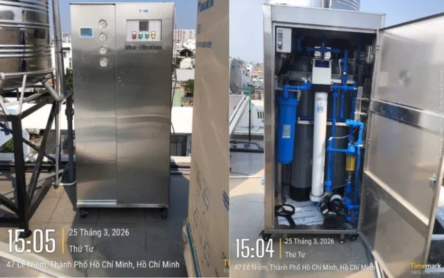 Bàn giao hệ thống lọc tổng cao cấp Clack + Seccua tại TPHCM