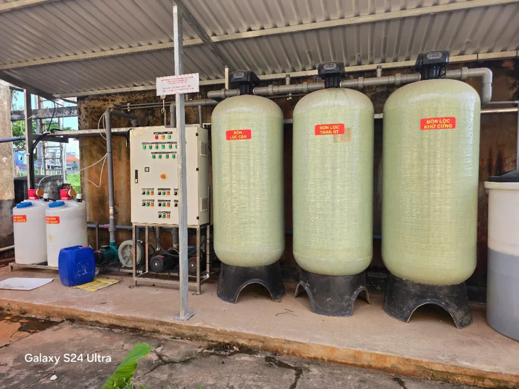 Hệ thống lọc nước công nghiệp tại Bến Lức Long An