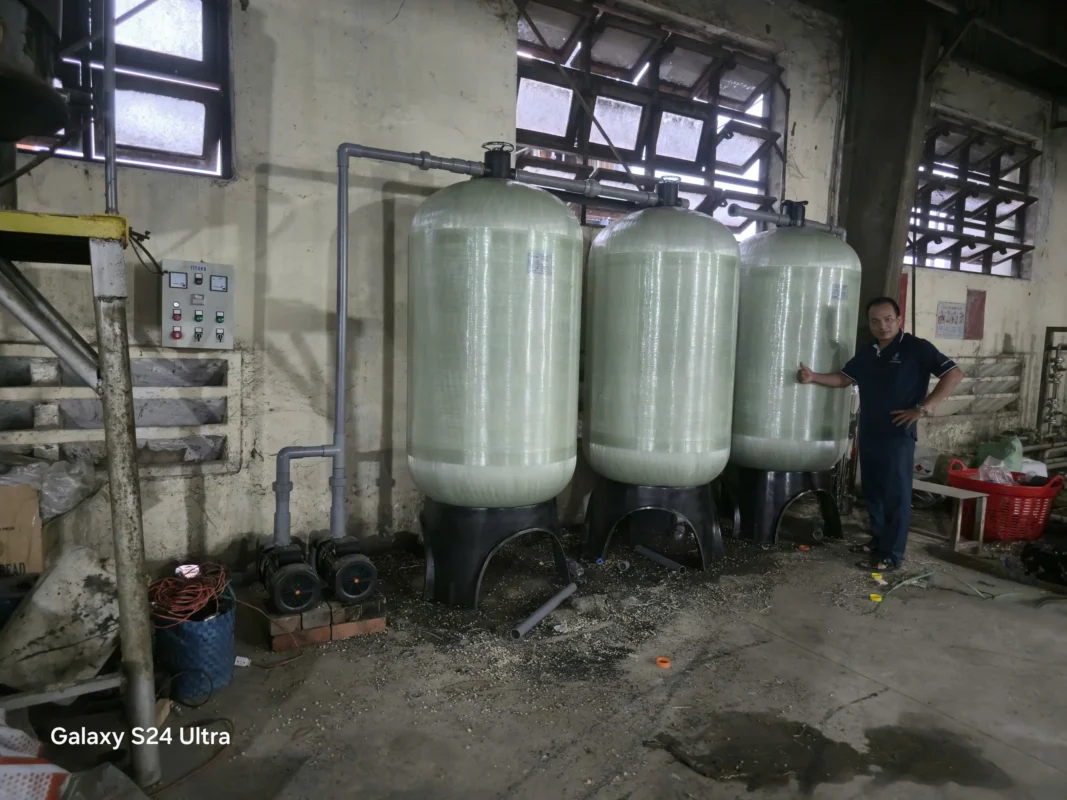 Hệ thống lọc nước đầu nguồn 3 cột Composite tại Đắk Lắk
