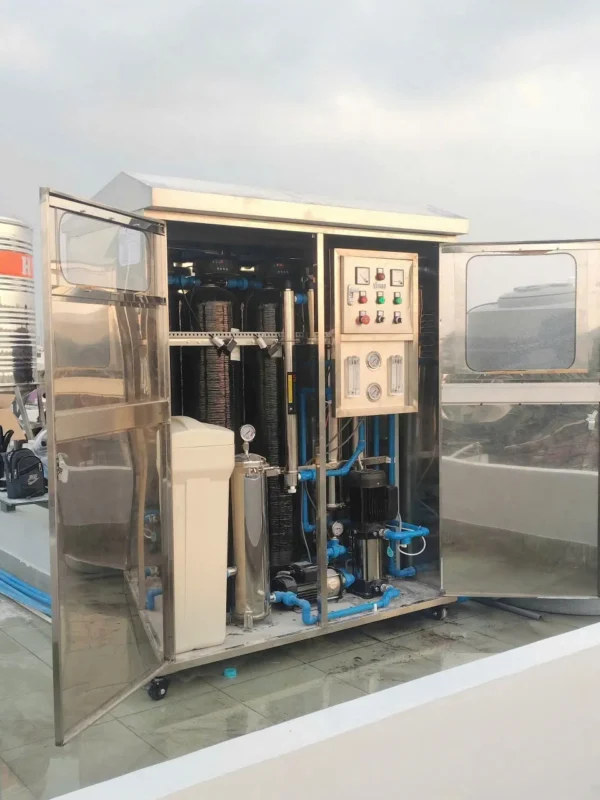 Hình ảnh thực tế lắp đặt máy lọc nước công nghiệp RO 500L/H